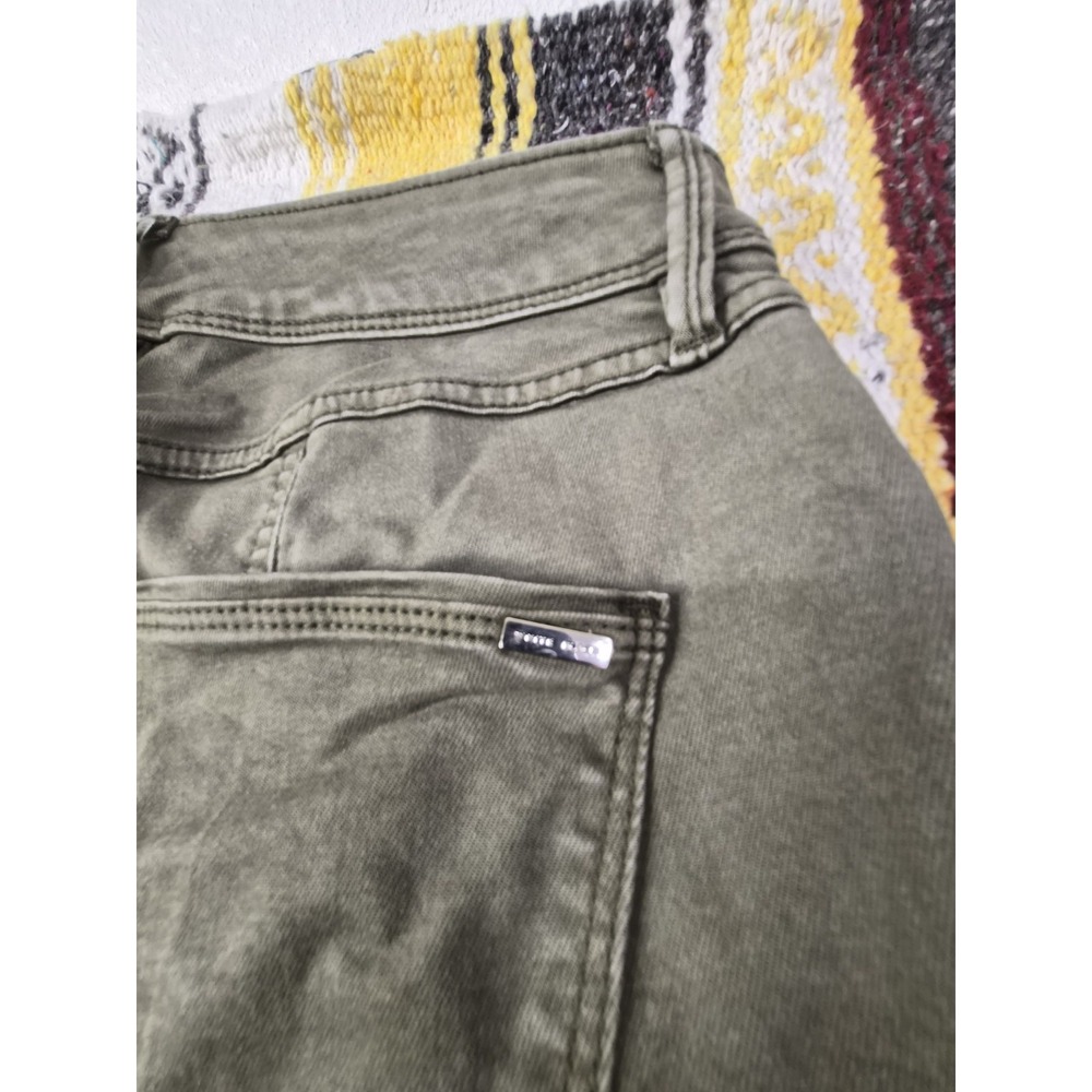 White House Black Market Womens Skinny Ankle Pants High Rise Stretch Green 4L - Picture 5 of 16
